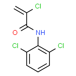 ChemSpider 2D Image | 2-Chloro-N-(2,6-dichlorophenyl)acrylamide | C9H6Cl3NO