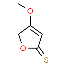ChemSpider 2D Image | 4-Methoxy-2(5H)-furanthione | C5H6O2S