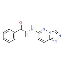 ChemSpider 2D Image | N'-([1,2,4]Triazolo[4,3-b]pyridazin-6-yl)benzohydrazide | C12H10N6O