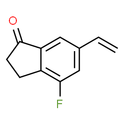 ChemSpider 2D Image | 4-Fluoro-6-vinyl-1-indanone | C11H9FO