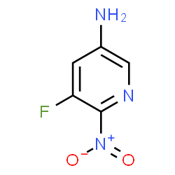 ChemSpider 2D Image | 5-Fluoro-6-nitro-3-pyridinamine | C5H4FN3O2
