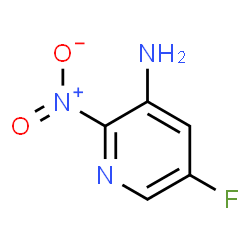 ChemSpider 2D Image | 5-Fluoro-2-nitro-3-pyridinamine | C5H4FN3O2