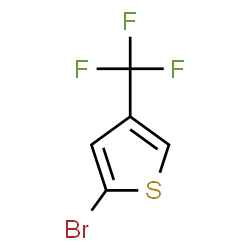 ChemSpider 2D Image | 2-Bromo-4-(trifluoromethyl)thiophene | C5H2BrF3S