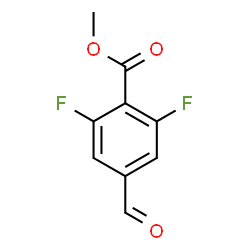 ChemSpider 2D Image | Methyl 2,6-difluoro-4-formylbenzoate | C9H6F2O3