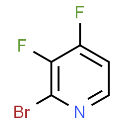 ChemSpider 2D Image | 2-Bromo-3,4-difluoropyridine | C5H2BrF2N