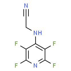ChemSpider 2D Image | [(2,3,5,6-Tetrafluoro-4-pyridinyl)amino]acetonitrile | C7H3F4N3