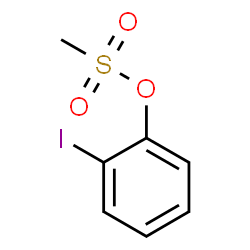ChemSpider 2D Image | 2-Iodophenyl methanesulfonate | C7H7IO3S