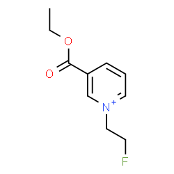 ChemSpider 2D Image | 3-(Ethoxycarbonyl)-1-(2-fluoroethyl)pyridinium | C10H13FNO2