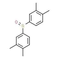 ChemSpider 2D Image | 1,1'-Sulfinylbis(3,4-dimethylbenzene) | C16H18OS