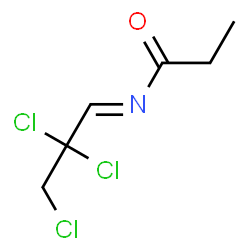 ChemSpider 2D Image | N-[(1E)-2,2,3-Trichloropropylidene]propanamide | C6H8Cl3NO