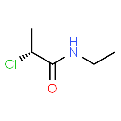 ChemSpider 2D Image | (2R)-2-Chloro-N-ethylpropanamide | C5H10ClNO
