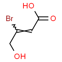 ChemSpider 2D Image | (2Z)-3-Bromo-4-hydroxy-2-butenoic acid | C4H5BrO3