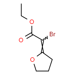 ChemSpider 2D Image | Ethyl (2E)-bromo(dihydro-2(3H)-furanylidene)acetate | C8H11BrO3