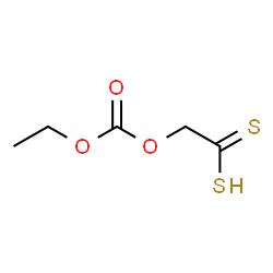 ChemSpider 2D Image | [(Ethoxycarbonyl)oxy]ethane(dithioic) acid | C5H8O3S2
