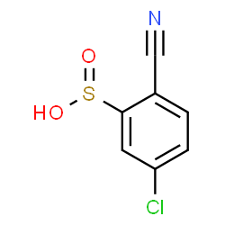 ChemSpider 2D Image | 5-Chloro-2-cyanobenzenesulfinic acid | C7H4ClNO2S