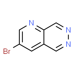 ChemSpider 2D Image | 3-Bromopyrido[2,3-d]pyridazine | C7H4BrN3