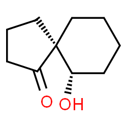 ChemSpider 2D Image | (5R,6S)-6-Hydroxyspiro[4.5]decan-1-one | C10H16O2