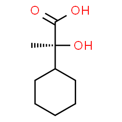 ChemSpider 2D Image | (2S)-2-Cyclohexyl-2-hydroxypropanoic acid | C9H16O3