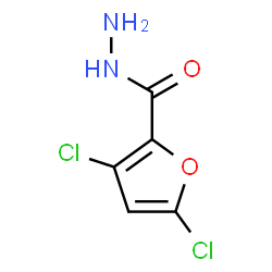 ChemSpider 2D Image | 3,5-Dichloro-2-furohydrazide | C5H4Cl2N2O2