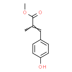 ChemSpider 2D Image | Methyl (2E)-3-(4-hydroxyphenyl)-2-methylacrylate | C11H12O3