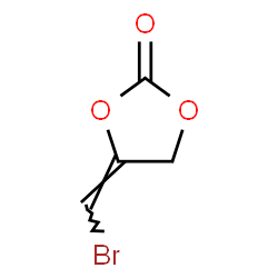 ChemSpider 2D Image | (4E)-4-(Bromomethylene)-1,3-dioxolan-2-one | C4H3BrO3