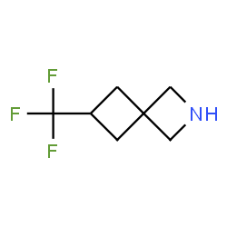 ChemSpider 2D Image | 6-(Trifluoromethyl)-2-azaspiro[3.3]heptane | C7H10F3N