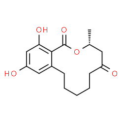 ChemSpider 2D Image | (3R)-5-oxo-de-O-methyllasiodiplodin | C16H20O5