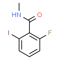 ChemSpider 2D Image | 2-Fluoro-6-iodo-N-methylbenzamide | C8H7FINO