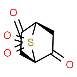 ChemSpider 2D Image | (1R,4R)-7-Thiabicyclo[2.2.1]heptane-2,5-dione 7,7-dioxide | C6H6O4S