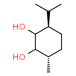 ChemSpider 2D Image | (3R,6S)-3-Isopropyl-6-methyl-1,2-cyclohexanediol | C10H20O2