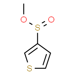 ChemSpider 2D Image | Methyl 3-thiophenesulfinate | C5H6O2S2