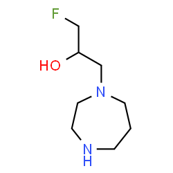ChemSpider 2D Image | 1-(1,4-Diazepan-1-yl)-3-fluoro-2-propanol | C8H17FN2O