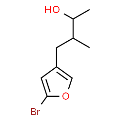 ChemSpider 2D Image | 4-(5-Bromo-3-furyl)-3-methyl-2-butanol | C9H13BrO2