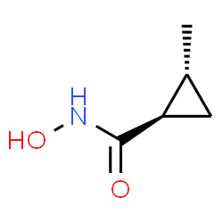 ChemSpider 2D Image | (1R,2R)-N-Hydroxy-2-methylcyclopropanecarboxamide | C5H9NO2