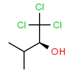 ChemSpider 2D Image | (2S)-1,1,1-Trichloro-3-methyl-2-butanol | C5H9Cl3O