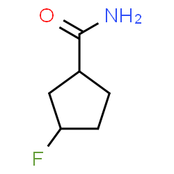 ChemSpider 2D Image | 3-Fluorocyclopentanecarboxamide | C6H10FNO
