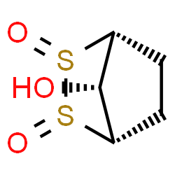 ChemSpider 2D Image | (7-syn)-2,3-Dithiabicyclo[2.2.1]heptan-7-ol 2,3-dioxide | C5H8O3S2