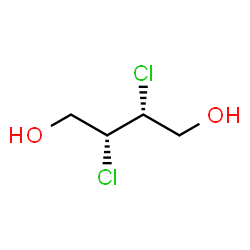 ChemSpider 2D Image | (2R,3R)-2,3-Dichloro-1,4-butanediol | C4H8Cl2O2
