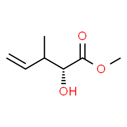 ChemSpider 2D Image | Methyl (2R)-2-hydroxy-3-methyl-4-pentenoate | C7H12O3