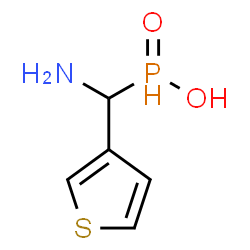 ChemSpider 2D Image | [Amino(3-thienyl)methyl]phosphinic acid | C5H8NO2PS