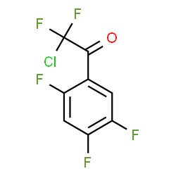 ChemSpider 2D Image | 2-Chloro-2,2-difluoro-1-(2,4,5-trifluorophenyl)ethanone | C8H2ClF5O