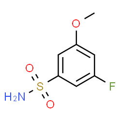 ChemSpider 2D Image | 3-Fluoro-5-methoxybenzenesulfonamide | C7H8FNO3S