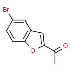 ChemSpider 2D Image | 2-acetyl-5-bromobenzo[b]furan | C10H7BrO2