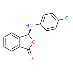 ChemSpider 2D Image | (3R)-3-[(4-Chlorophenyl)amino]-2-benzofuran-1(3H)-one | C14H10ClNO2