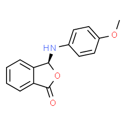 ChemSpider 2D Image | (3S)-3-[(4-Methoxyphenyl)amino]-2-benzofuran-1(3H)-one | C15H13NO3