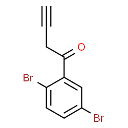 ChemSpider 2D Image | 1-(2,5-Dibromophenyl)-3-butyn-1-one | C10H6Br2O