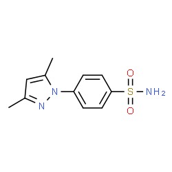 ChemSpider 2D Image | 4-(3,5-Dimethyl-pyrazol-1-yl)-benzenesulfonamide | C11H13N3O2S