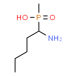 ChemSpider 2D Image | (1-Aminopentyl)methylphosphinic acid | C6H16NO2P