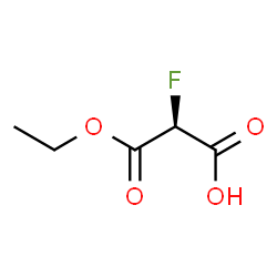 ChemSpider 2D Image | (2S)-3-Ethoxy-2-fluoro-3-oxopropanoic acid | C5H7FO4