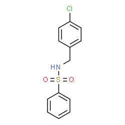 ChemSpider 2D Image | N-(4-Chlorobenzyl)benzenesulfonamide | C13H12ClNO2S